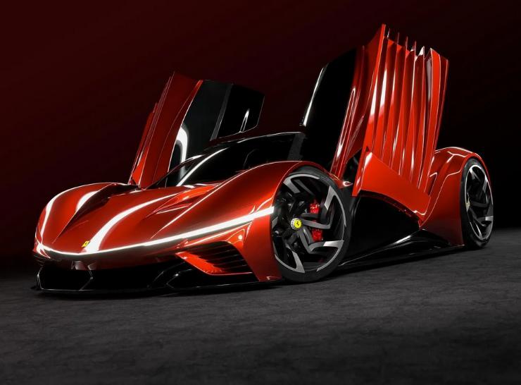 Ferrari Testarossa EV progetto assurdo