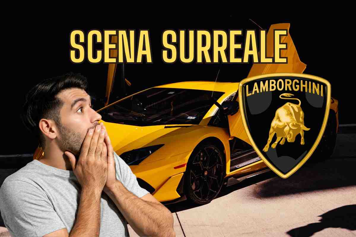 Lamborghini e il traino milionario: la scena surreale che fa il giro del web
