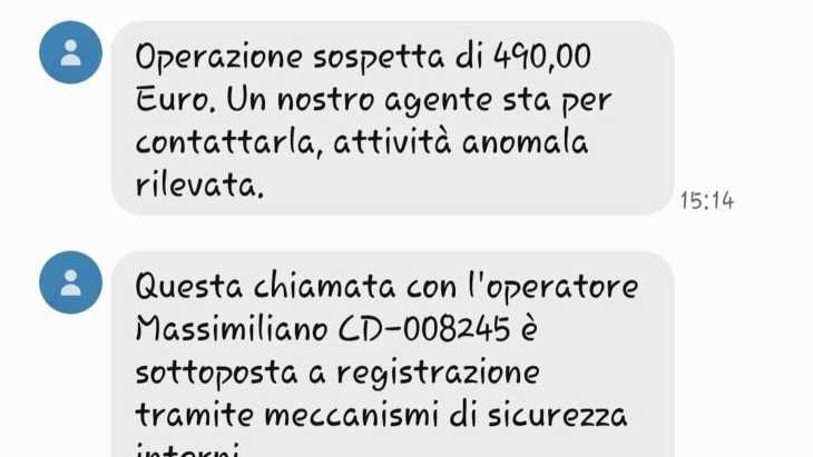 polizia di stato sms truffa